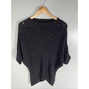 CCK Style Women’s Size M Black Pullover Sweater Fish Tail